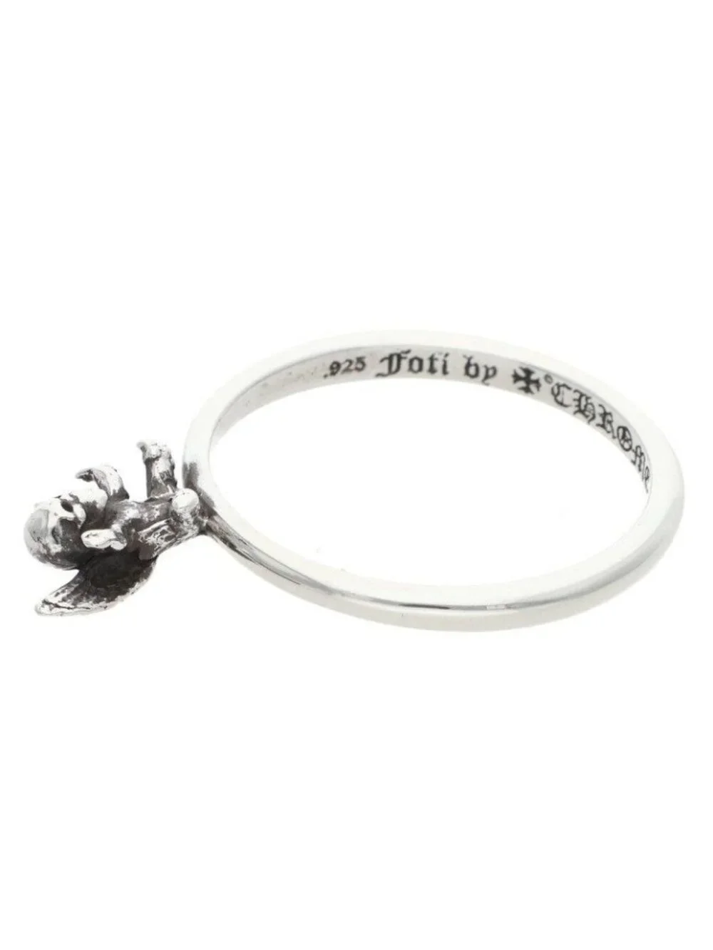 Chrome Hearts Bubblgm Foti Mithraren Silver Ring